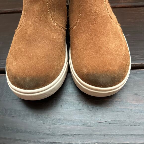 Toddler UGG Sz 12 Boys/Girls Brown Hamden II Boots Chestnut Suede - Picture 3 of 7